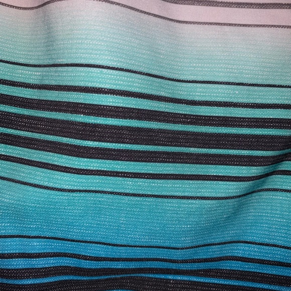 Mens Size 32 Grey and Blue Swim Trunks - Picture 5 of 15